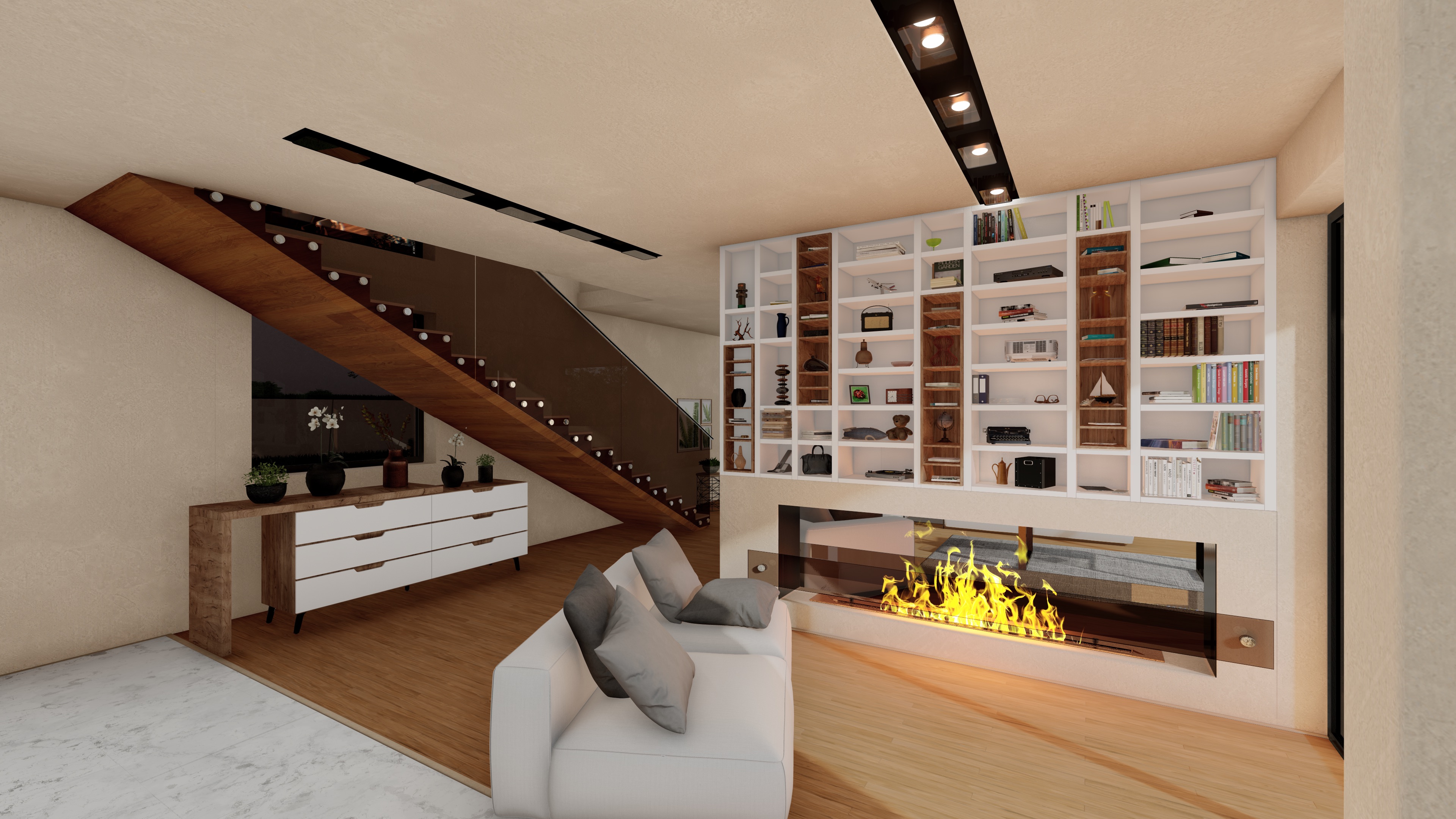 Villa A Main Living Room View 2